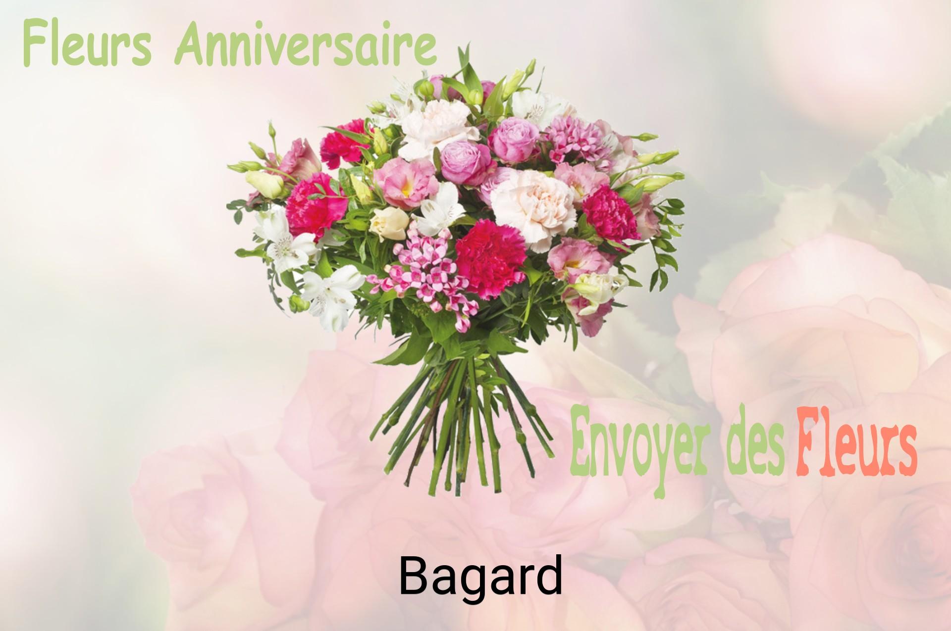 Bouquet de fleurs d’anniversaire livré à Bagard