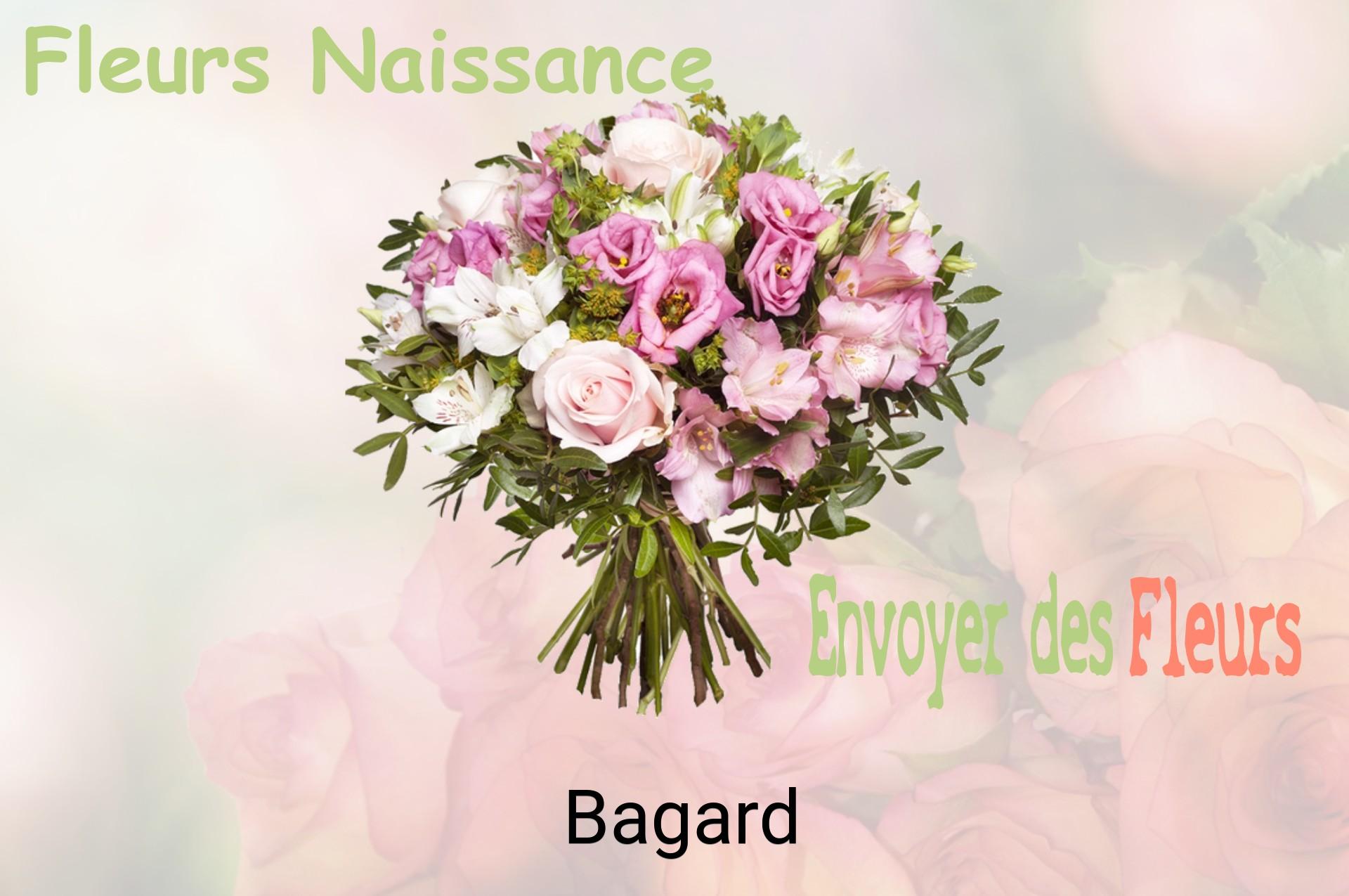 Bouquet de fleurs de naissance livré à Bagard