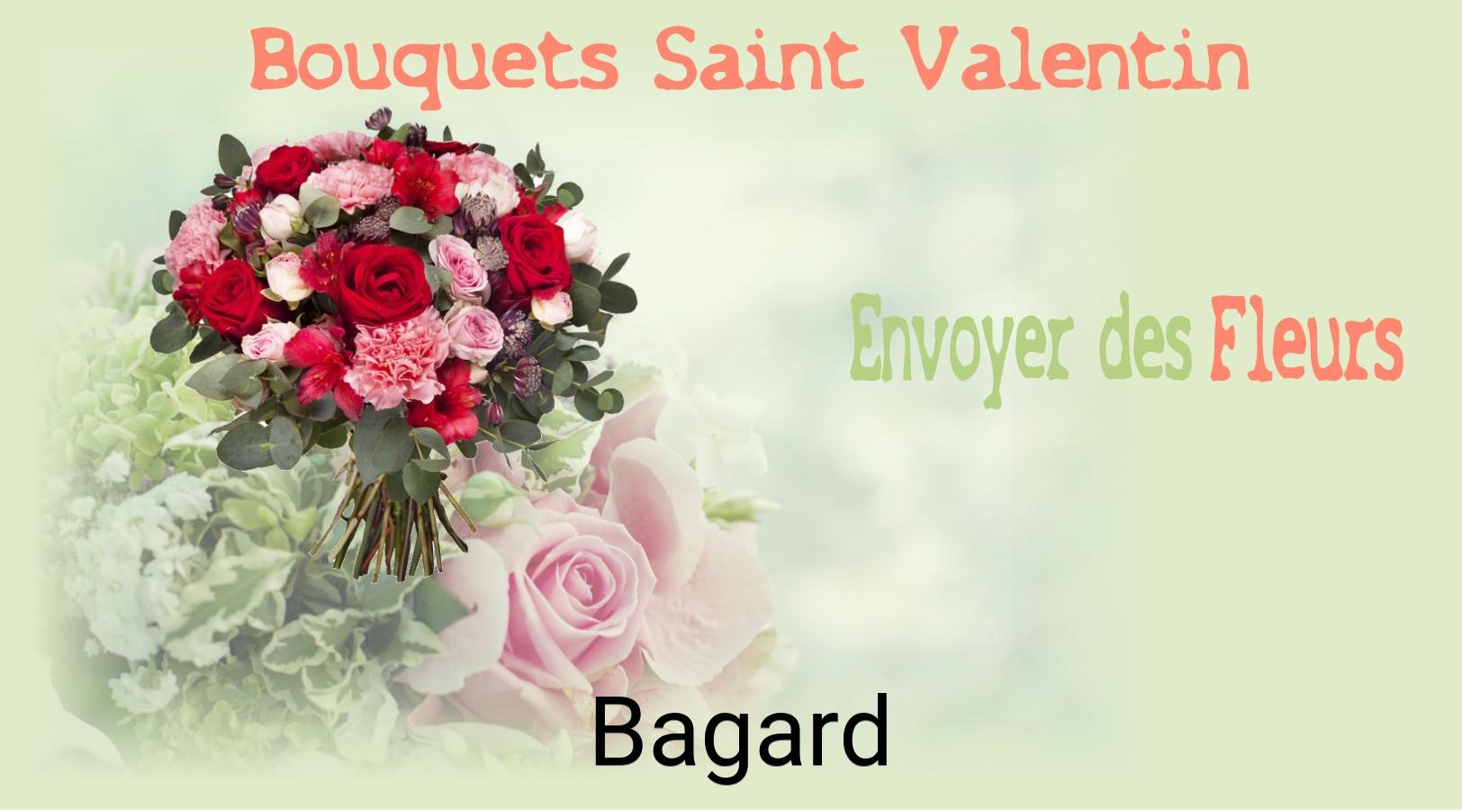 Roses de Saint-Valentin livrées à Bagard